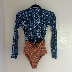 Rip curl one piece rash guard